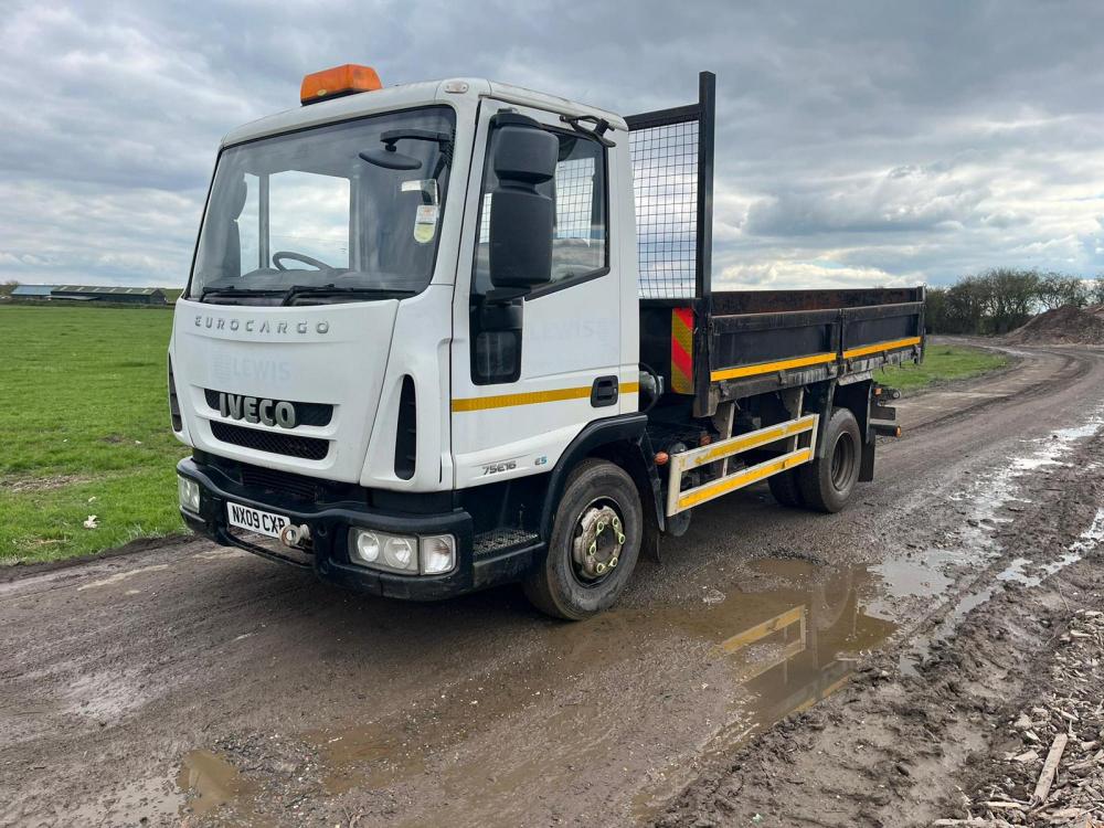 Iveco 7 5 ton tipper for sale uk plant