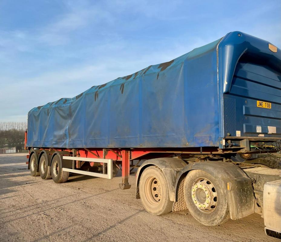 AHP SLIDAFLEX Tri Axle Trailer for Sale UK Plant