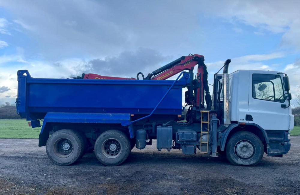 DAF 75 310 6 wheel grab truck for Sale UK Plant