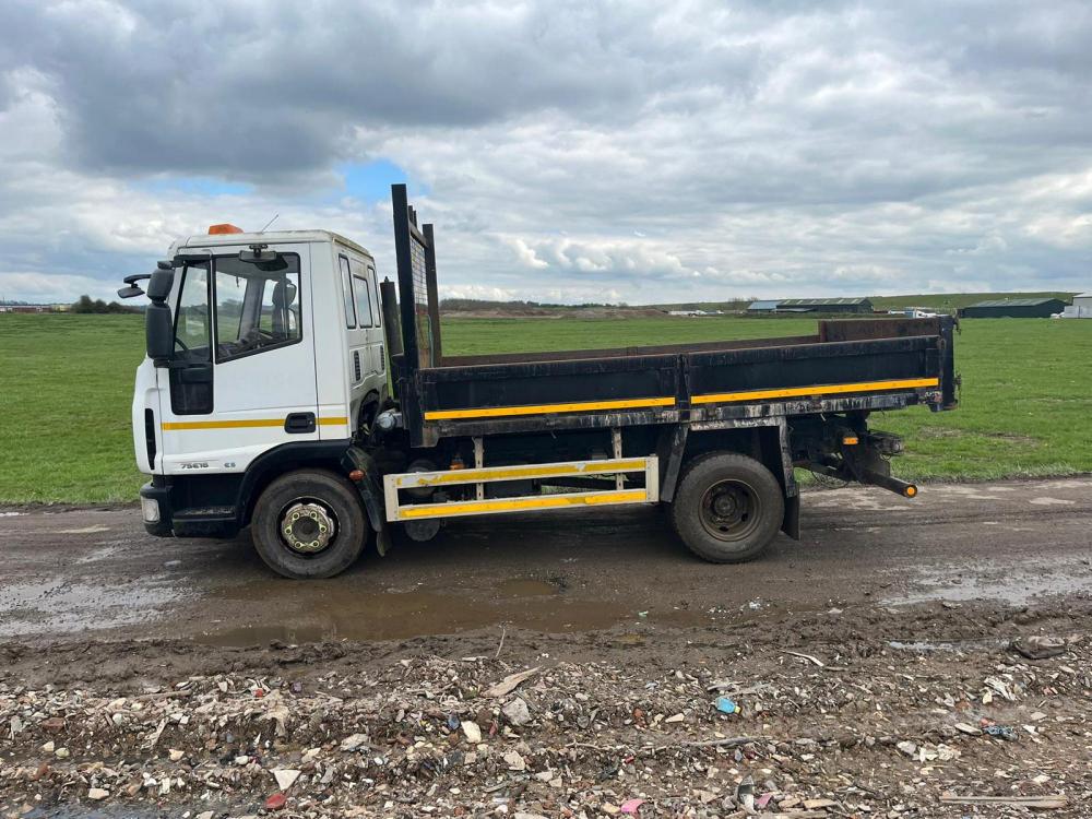Iveco 7 5 ton tipper for sale uk plant