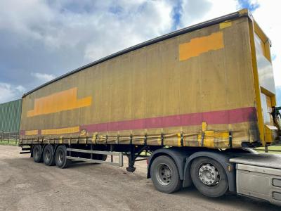 Don Bur Triaxle curtain trailer