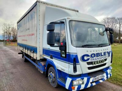 Iveco 7.5 ton curtain side truck