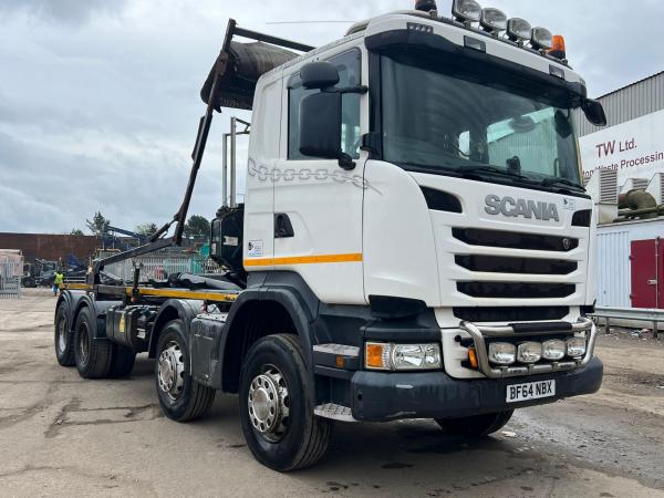 SCANIA R490 HOOK LOADER